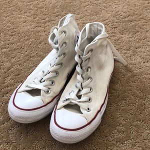 white high top converse